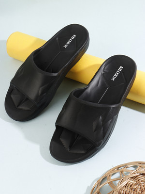 KILLER Men Slides(Black , 7)