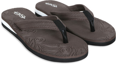 SOUL CULTURE Women Slippers(Brown , 7)