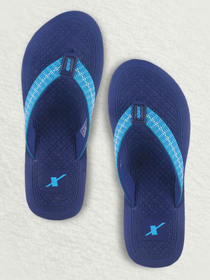 Sparx Women Flip Flops(Navy, Blue , 7)