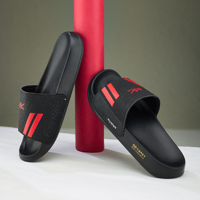 CAMPUS Men Slides(Black , 9)
