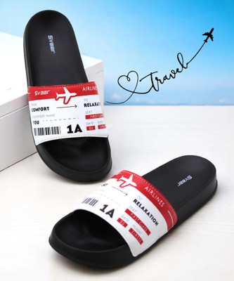 Svaar Men NewlyLaunch|Classic Soft|Cushion|Comfortable|Premium|Stylish Slides(Red , 11)