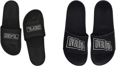 nvisan Men Slides(Grey, Grey , 9)