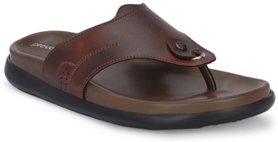 PROVOGUE Men Sandals(Brown , 7)