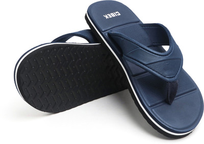 CIBEK Men Flip Flops(Navy , 9)