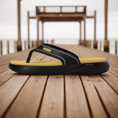 PUMA Men Puma Softride Seave V1 Slippers(Black , 6)