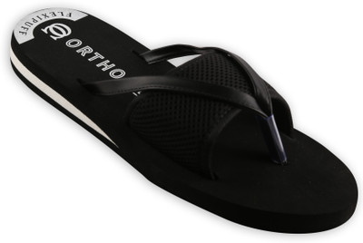 house of common Men Slippers(Black , 9)