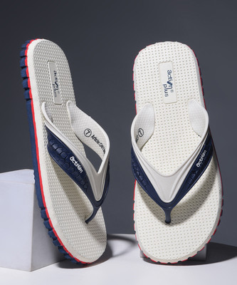 action Men Slippers(White , 9)
