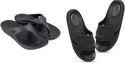 Urban Yug Men Slippers(Black , 9)