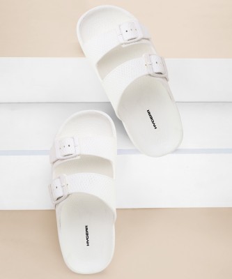 Hygear Men Slides(White , 8)