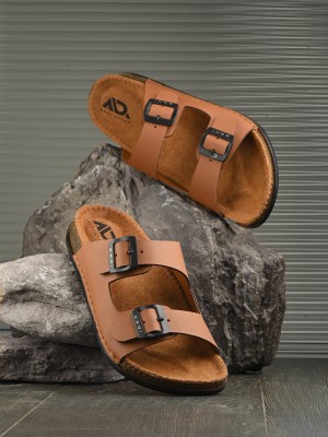 aadi Men Slides(Tan , 6)