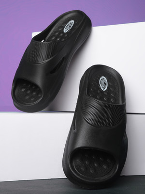 action Men Slides(Black , 10)
