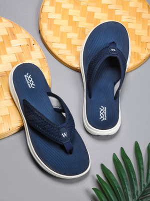 Wave Walker Women Flip Flops(Navy , 4)