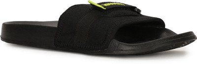 POWER Men Slides(Black , 10)