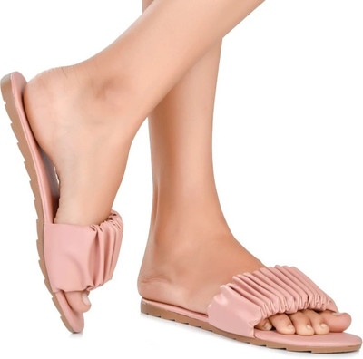 raj-rajeshwari collection Women Slides(Pink , 8)