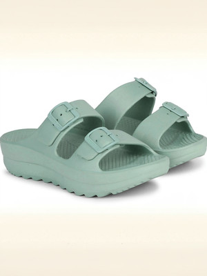 Aqualite Women Slides(Green , 4)