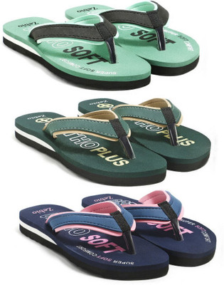 zebio Women Slippers(Multicolor , 5)
