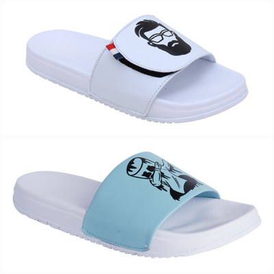 PERY-PAO Men Slides(Multicolor , 10)