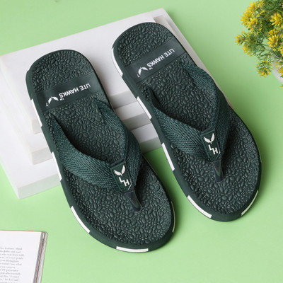 Lite Hawks Men Doctor Recommended Orthopedic |Lightweight|Pain Relief|Flip Flop for Boys Slippers(Green , 7)