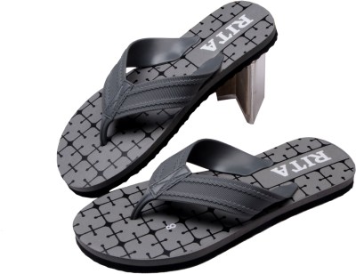 Rita Men Flip Flops(Grey , 10)