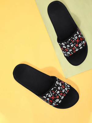 Tzen Men Slippers(Red , 7)