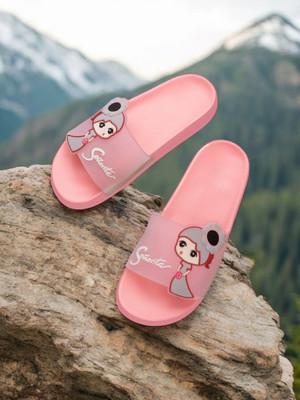 Pampy Angel Women Women Classic, Lightweight, Ultra cushion, Trendy Flipflops, Slipper, Slides Slides(Pink , 5)