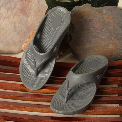 GOKIK Men Slippers(Grey , 7)