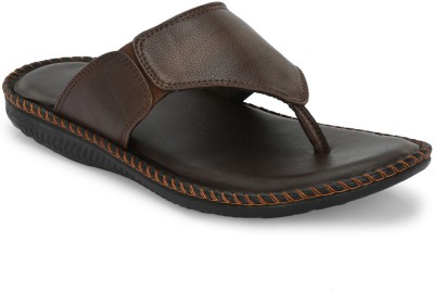 Azzaro Black Men Slippers(Brown , 9)