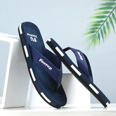 Footup Men Footup Comfortable|Ultra-Light|Stylish and Trendy|Flip Flops for Men Slippers(Blue , 7)