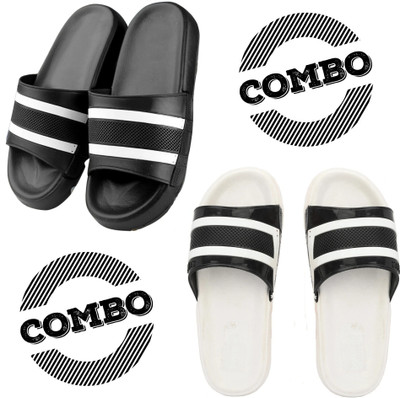 Shoe Island Men Slides(Multicolor , 6)