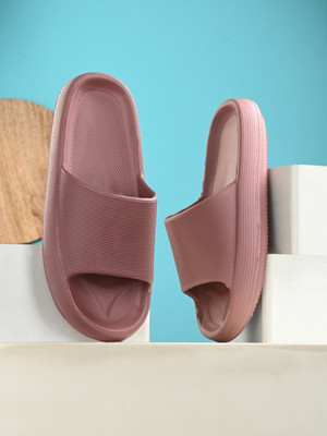 Afrojack Men Slides(Pink , 9)