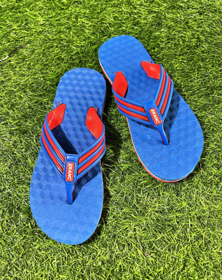 ERANC Men Slippers(Blue , 7)