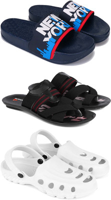 Pennen Men Slippers(White , 6)