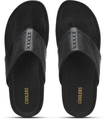 LIBERTY Men Coolers by Liberty FAST-2 Slippers(Black 6)