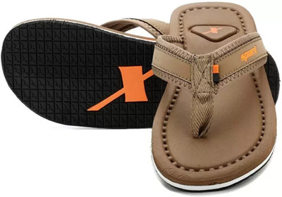 Sparx Men Flip Flops(Orange , 6)