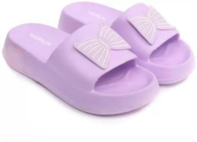 shoptegic Women Flip Flops(Purple 3)