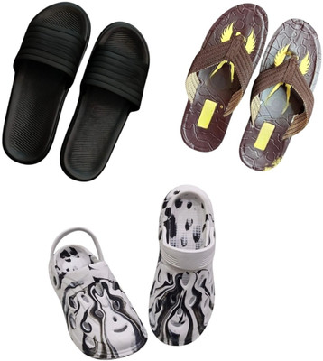 BLIBBERS Men Slippers(Multicolor , 9)
