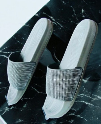 Plama Men Slides(Grey , 8)