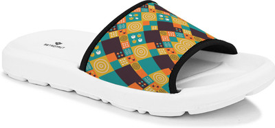 M7 By Metronaut Women Slides(Green , 5)
