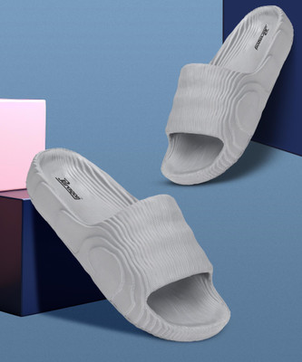 Paragon Men Slides |Lightweight Slipper|Water Resistant|Comfortable Slides(Grey , 7)