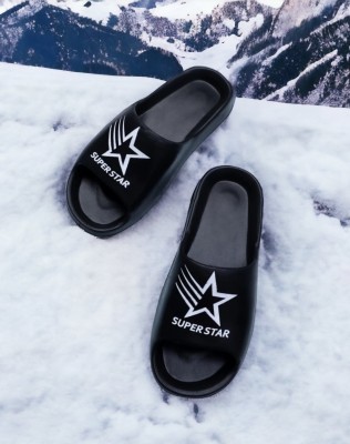 Pampy Angel Men Slides(Black , 8)