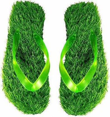MAXOUT Men Flip Flops(Green , 9)