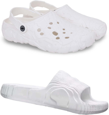 Pampy Angel Men Slippers(White, White , 7)
