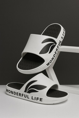 Fashion Engineer Men Slides(White , 5)