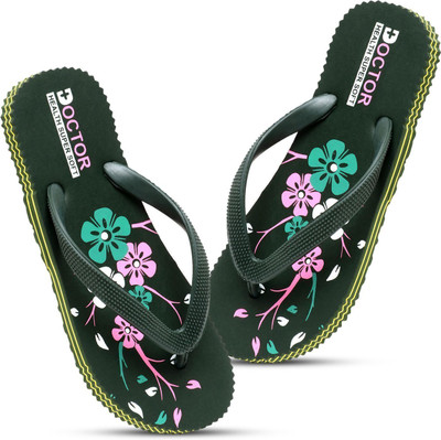 Footup Women Slippers(Olive , 6)
