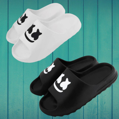 Ambit Men Slippers(Black, White , 9)