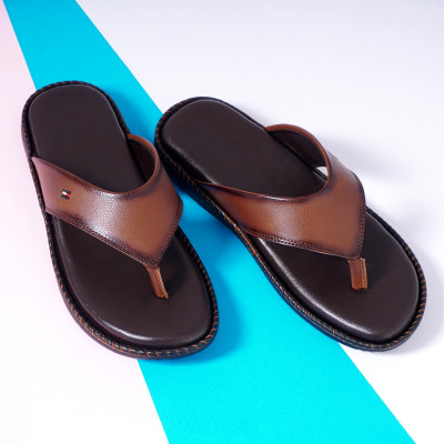 Corstyle Men Slippers(Tan , 9)