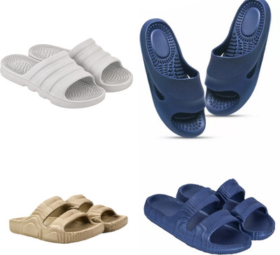 Feel alive Men Slippers(Multicolor , 10)