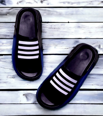 KAPYANSH Men Slides(Black , 7)