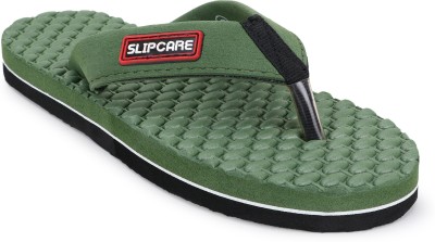 SLIPCARE Women Ortho Care Diabetic Orthopedic Lightweight Daily Use House Slippers for Women Flip Flops(Green , 5)