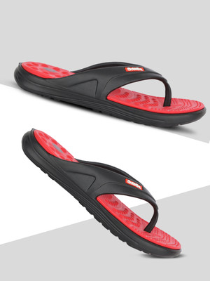action Men HRAN-24 Slippers(Black, Red , 7)